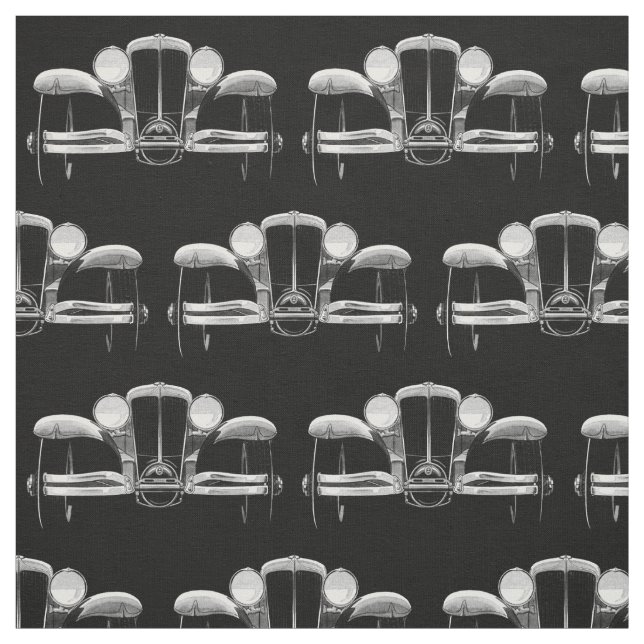 Vintage car custom fabric (Swatch)