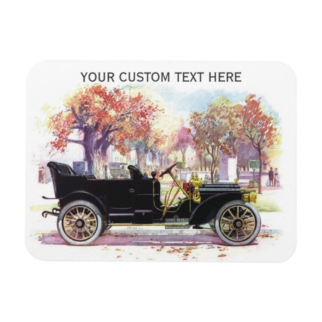 Vintage car custom magnet (Horizontal)