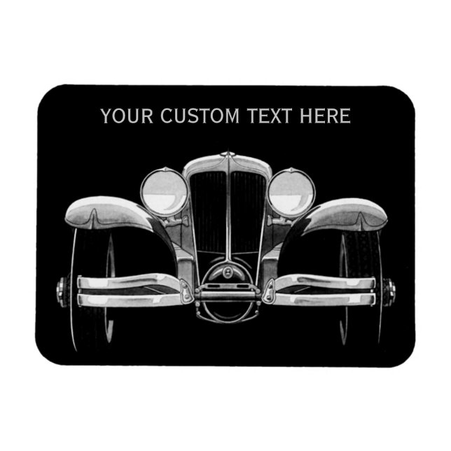 Vintage car custom magnet (Horizontal)