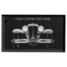 Vintage car custom table card holder