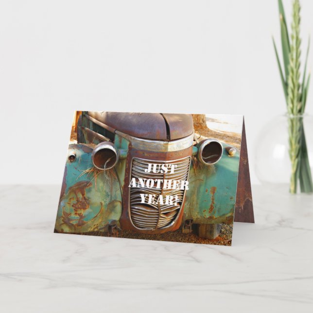 Vintage Car Grille Card (Front)