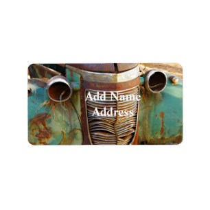 Vintage Car Grille Label