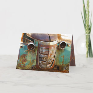 Vintage Car Grille Thank You Card