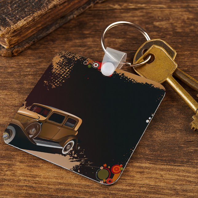 Vintage Car Grunge Keychain (Creator Uploaded)