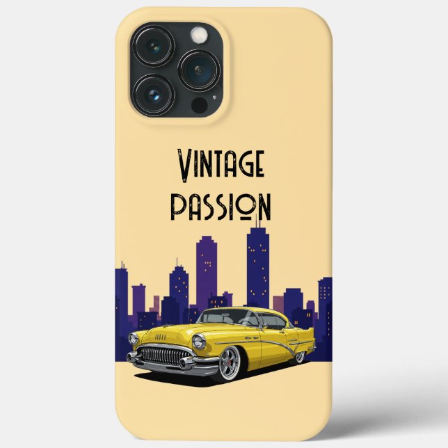 Vintage Car iPhone / iPad Case (Back)
