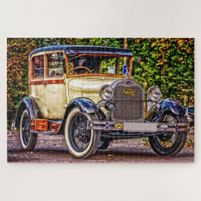 Vintage Car Jigsaw Puzzle (Horizontal)