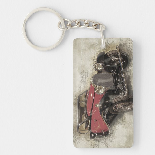 Vintage Car Key Ring (Front)
