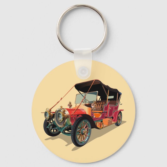 Vintage car key ring (Front)