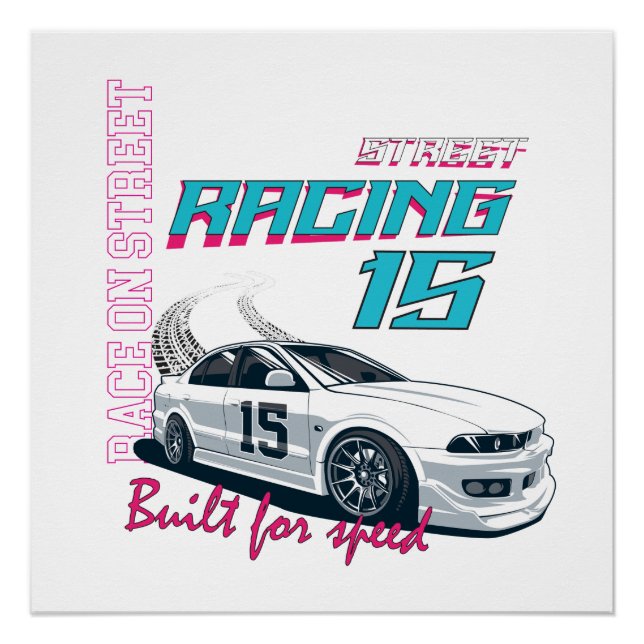 Vintage Car Lover Poster (Front)