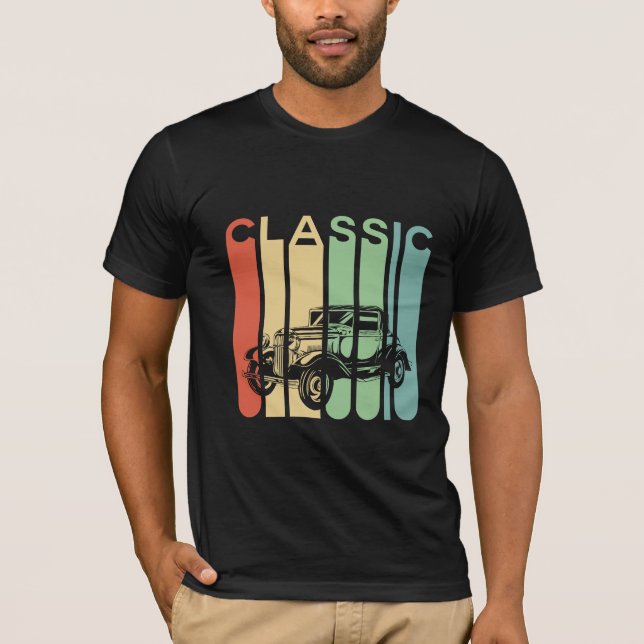 Vintage Car men   T-Shirt (Front)