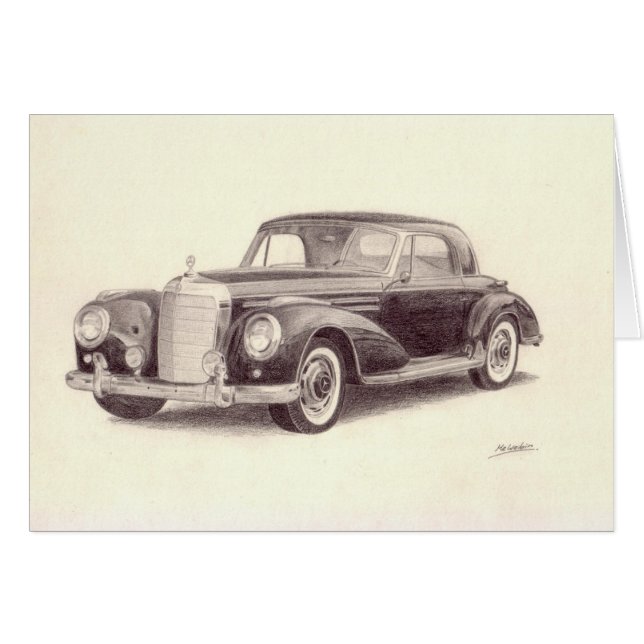 Vintage Car: Mercedes Benz 300S (Front Horizontal)