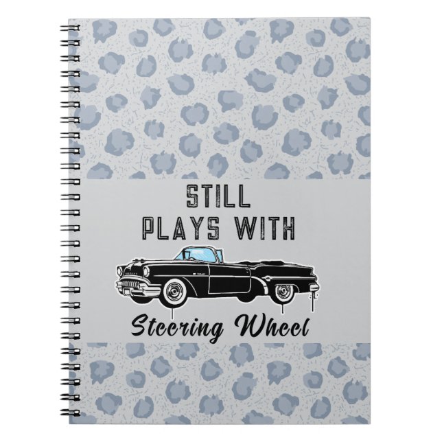 vintage car notebook (Front)