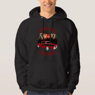 Vintage Car Old School Rock N Roll Hoodie
