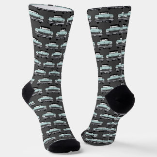 Vintage Car Pattern Socks
