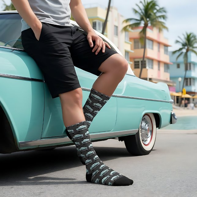 Vintage Car Pattern Socks (Creator Uploaded)