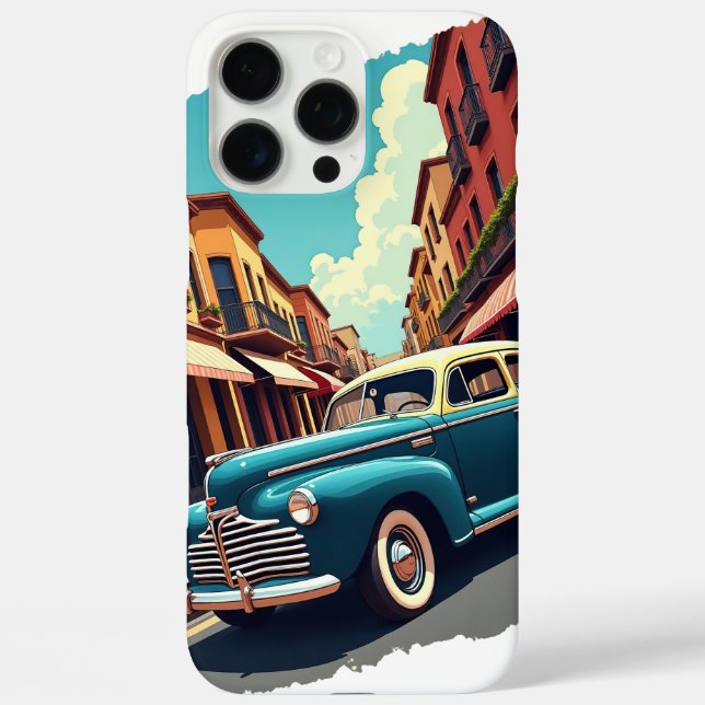 Vintage Car Phone Case (Back)