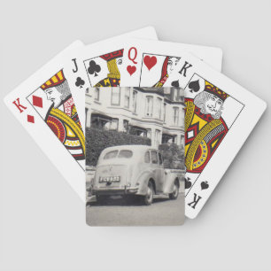 Vintage car playing cards