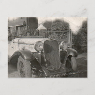 Vintage Car Postcard
