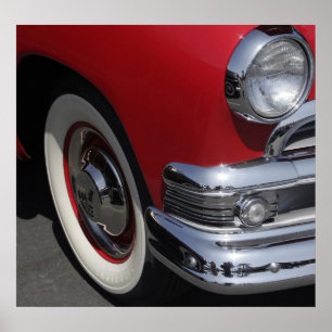 Vintage Car Poster