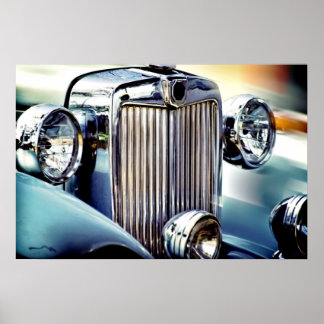 Vintage Car Poster