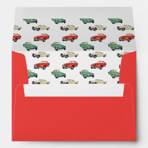 Vintage Car Print Envelope