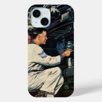 Vintage Car Repair Service Business Auto Mechanic 