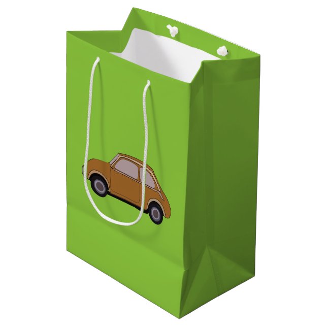 Vintage Car Retro  Medium Gift Bag (Front Angled)