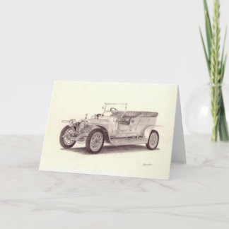 Vintage Car: Rolls Royce Silver Ghost Card