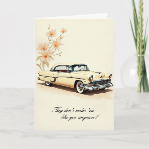 Vintage Car Sweet Fathers Day Card
