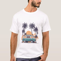 Vintage Car T-Shirt - Retro Graphic Tee for Men