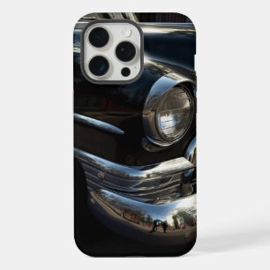 Vintage Car with Shiny Chrome iPhone 15 Pro Max Case