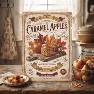 Vintage Caramel Apples Happy Birthday Grandma Card