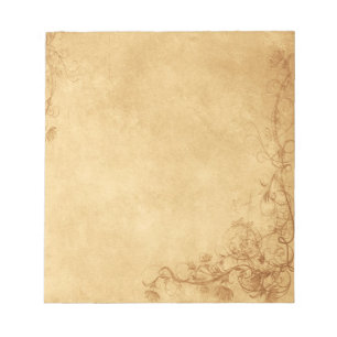 Vintage Caramel Brown Notepad