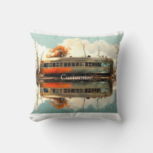 Vintage Caravan Trailer RV Thunder_Cove Cushion