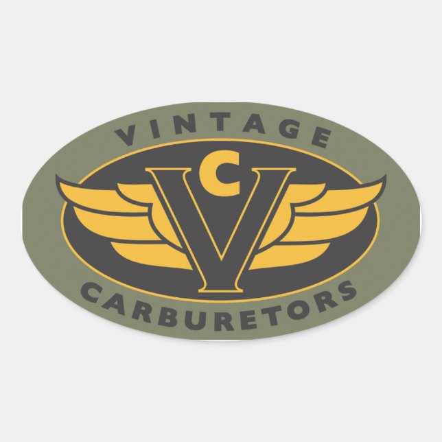 Vintage Carburettors Sticker (Front)