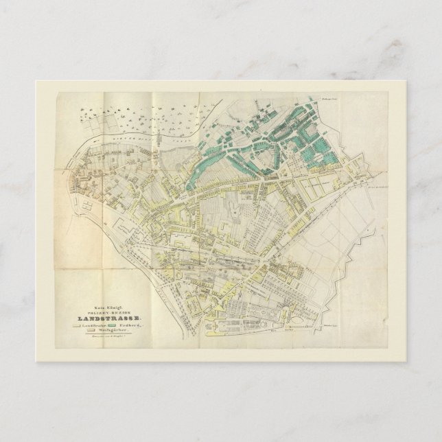 Vintage Card Austria Wien | Earthberg around 1836 (Front)