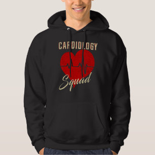 Vintage Cardiology Squad Cardiovascular Cardiologi Hoodie