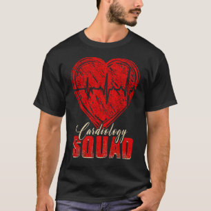 Vintage Cardiology Squad Cardiovascular Cardiologi T-Shirt