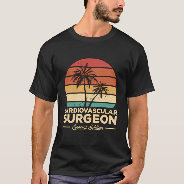 Vintage Cardiovascular Surgeon T-Shirt (Front)