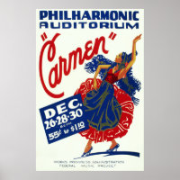 Vintage Carmen Performance Art