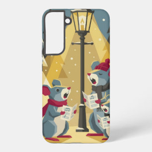 Vintage Caroling Mice Phone Case - Samsung