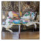 Vintage Carousel Horse galloping