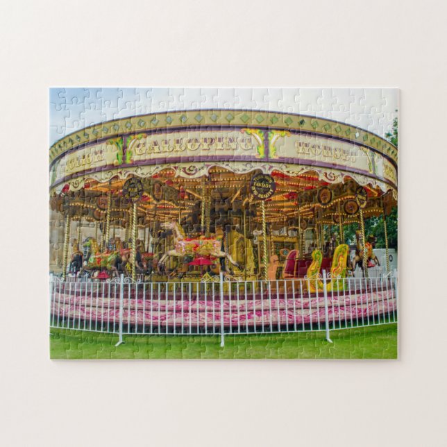 Vintage carousel puzzle (Horizontal)