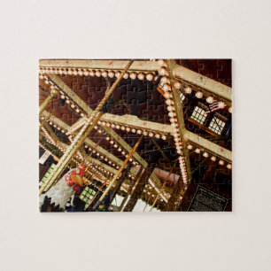 Vintage Carousel Rooster Jigsaw Puzzle