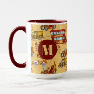 Vintage Cars, Buses & Bikes Mug