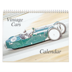 Vintage Cars Calendar