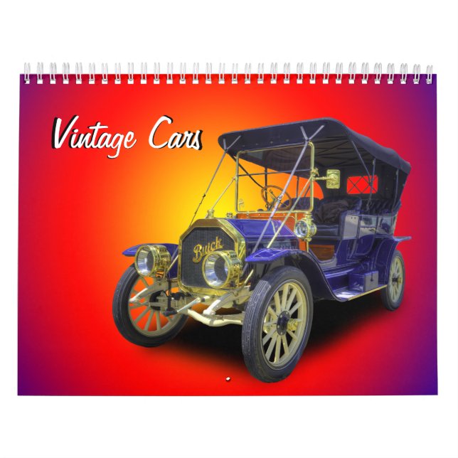 VINTAGE CARS Calendar (Cover)