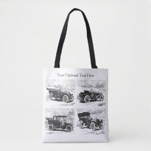 Vintage cars custom bags