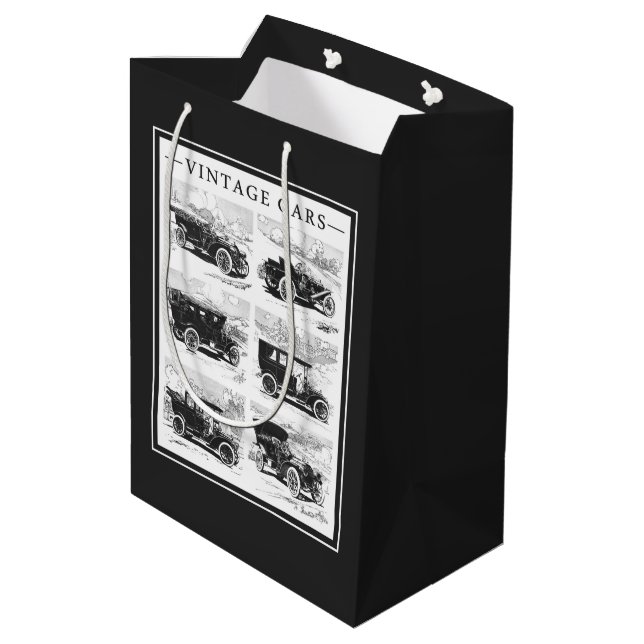 Vintage Cars gift bags (Back Angled)