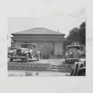 Vintage Cars in Tucson Postcard